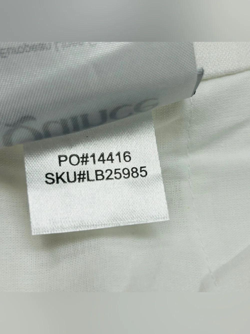 QUINCE Set Of 2 48x108 European Linen Curtains White 9057